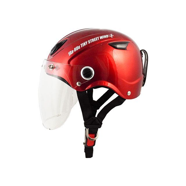 SPEEDPIT STR-K JT キッズハーフヘルメット（キャンディレッド） STR-K JT メーカー在庫あり スピードピット レディース・キッズヘルメット バイク(2)