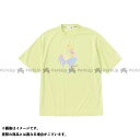 正規品／ルコック SUNSCREEN半袖ビッグロゴTシャツ（ライム） サイズ：SS QMMVJA03 le coq sportif アウトドア用ウェア キャンプ