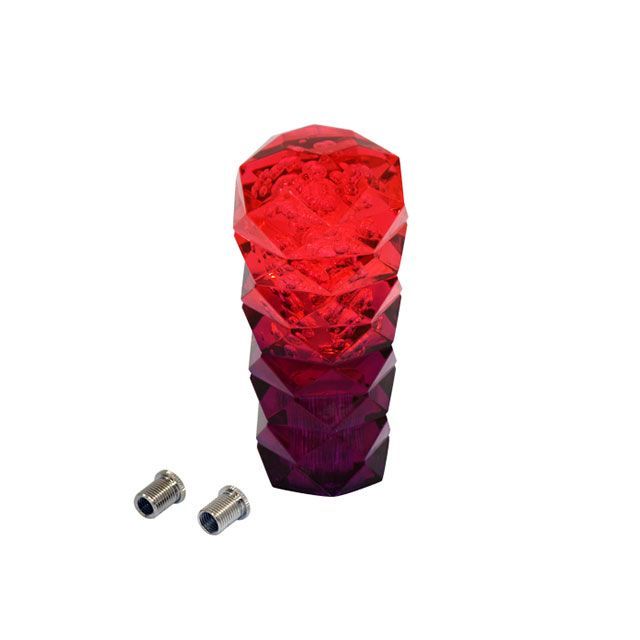 MADMAX スパーク シフトノブ 100mm 変換アダプター付（レッド/パープル） MM75-0059-RP メーカー在庫あ..