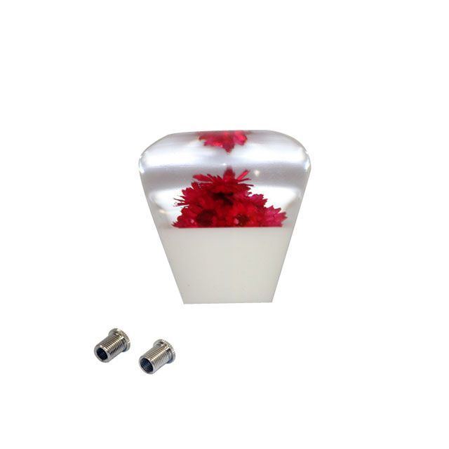 MADMAX 水中花 シフトノブ ショート TYPE2 50mm 変換アダプター付（レッド） MM75-0050-RD メーカー在..