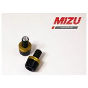 MIZU ハンドルバーエンドセット ゴールド | 409G5000000 mizu_409G5000000 ミズ ハンドル関連パーツ バイク