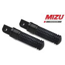 MIZU レーシング パッセンジャーフットペグ ABE認可品 ブラック/ブラック | 409SS1120019 mizu_409SS1120019 ミズ ステップ バイク 900 SL 900 SS(2)