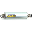 ARROW Street Indy Race Aluminium Silencer with Carby End Cap、Endcap Carbon、ECEホモ...