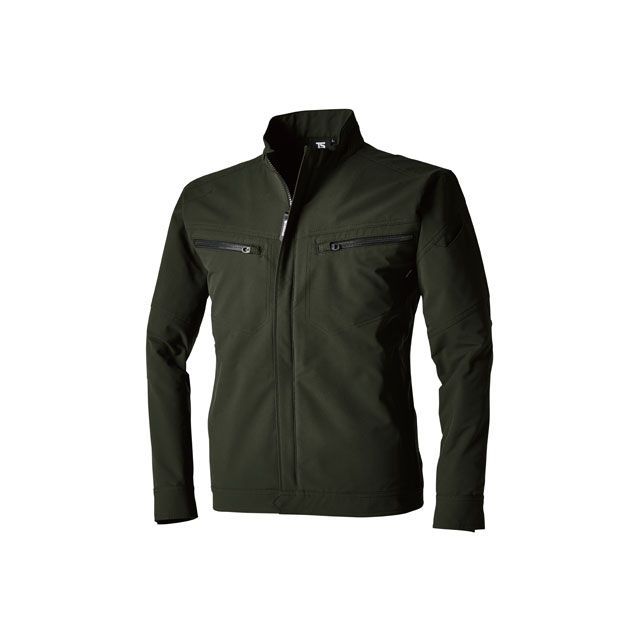 TS DESIGN TS4Dエコダブルクロスジャケット（カーキグリーン） サイズ M 5616 メーカー在庫あり TSデザイン ジャケット バイク