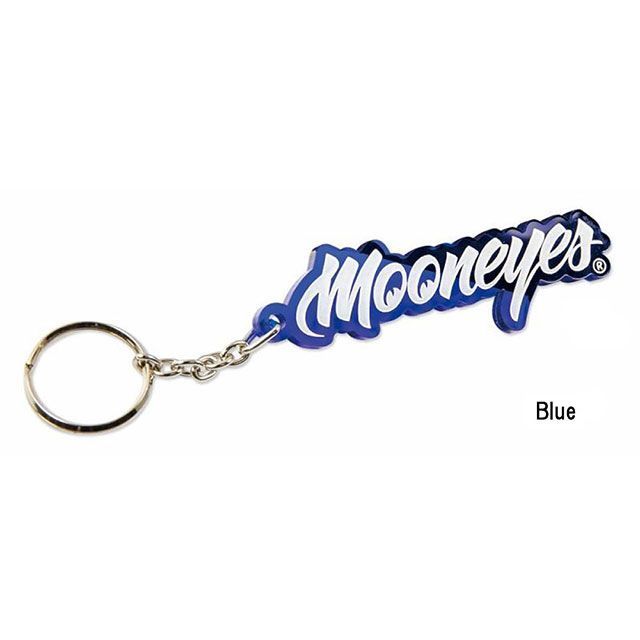 MOONEYES MKR-195 アクリルキーリング(ブルー) MKR-195 メーカー在庫あり ムーンアイズ キーホルダー 日用品