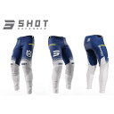 正規品／SHOT RACE GEAR パンツ HUSQVARNA LIMITED EDITION（ブルー） サイズ：34 A08-11A3-C02-34 SHOT RACE GEAR モトクロス用品 バイク