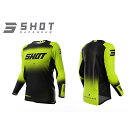 SHOT RACE GEAR ジャージ ULTIMA(ネオンイエロー) サイズ L A08-12A1-A01-10 SHOT RACE GEAR モトクロス用品...