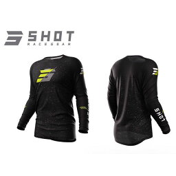 正規品／SHOT RACE GEAR ジャージ SPECK（ブラック/ネオンイエロー） サイズ：XL A08-12B4-D02-11 SHOT RACE GEAR モトクロス用品 バイク