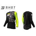 SHOT RACE GEAR ジャージ カモ 2.0(ネオンイエロー) サイズ 2XL A08-12B5-E01-12 SHOT RACE GEAR モトクロス...