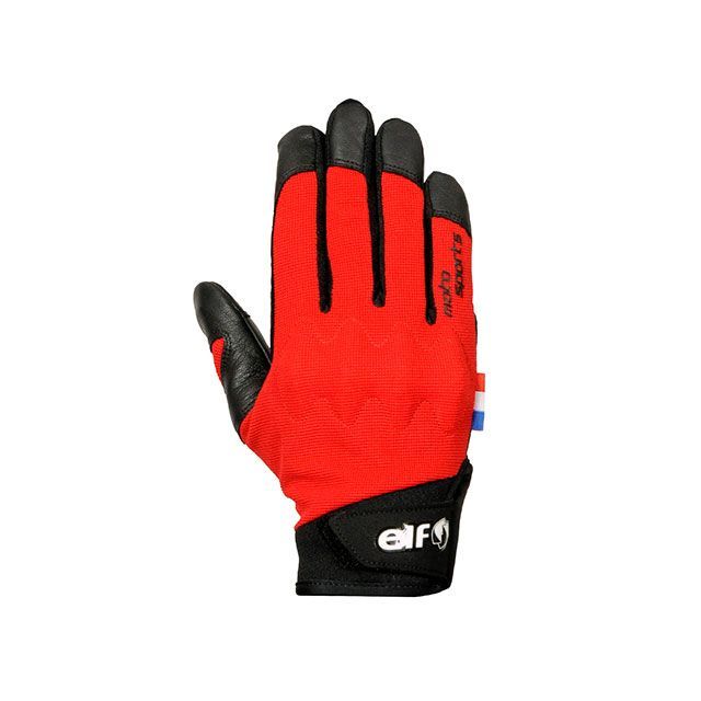 elf riding wear 2023-2024秋冬モデル EG-A521 デュラブルグローブ（レッド） サイズ S EG-A521 エルフ ライディングウェア ライディンググローブ バイク