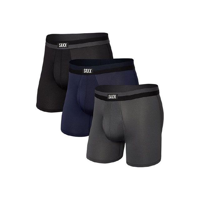 楽天パークアップ 楽天市場店サックス SPORT MESH BOXER BRIEF FLY 3PACKS BNG サイズ：XS SXPP3N SAXX カジュアルウェア バイク