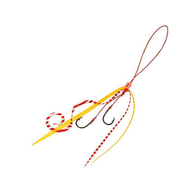 Hayabusa フリースライド ネクタイフックセット ストレート＆カーリー SE166 レッドシュリンプ SE166-6-3 メーカー在庫あり HAYABUSA フィッシング