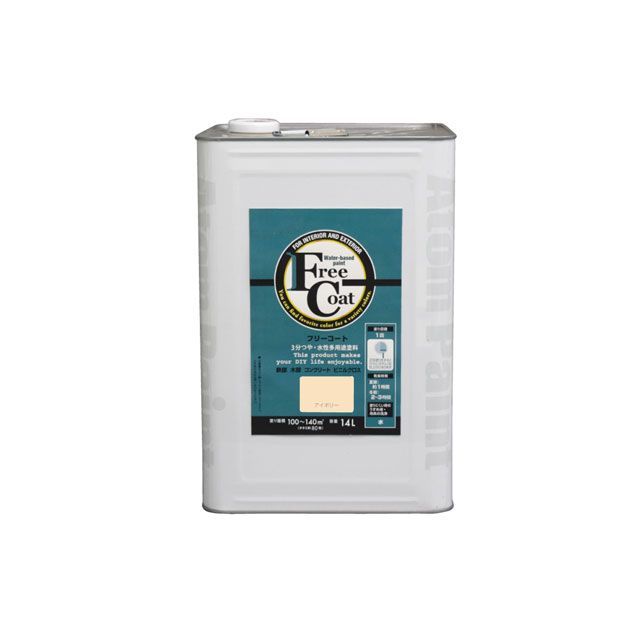 ATOM HOUSE PAINT フリーコート14Lアイボリー アトムハウスペイント D.I.Y.