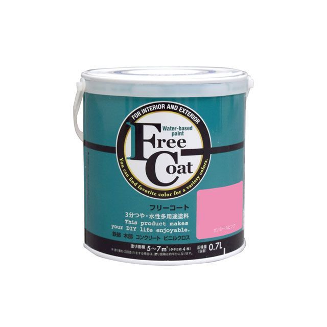 ATOM HOUSE PAINT フリーコート0.7Lポンパドールピンク アトムハウスペイント D.I.Y.