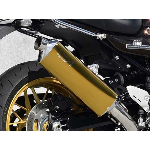 【正規品】YAMAMOTO RACING Z900RS TI4-2-1 TYPE-S ゴールド 40905-21TSG ヤマモトレーシング マフラー本体 バイク Z900RS