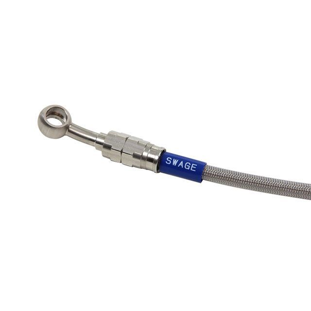 SWAGE-LINE PRO フロントホースキット（ステンレス） ホースカラー クリア STP789FS スウェッジラインプロ ブレーキホース・ケーブル類 バイク Ninja ZX-25R