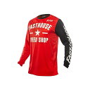 【特価品】FASTHOUSE ユース カーボン ジャージ(レッド) サイズ YM D1411 メーカー在庫あり ファストハウス モトクロス用品 バイク