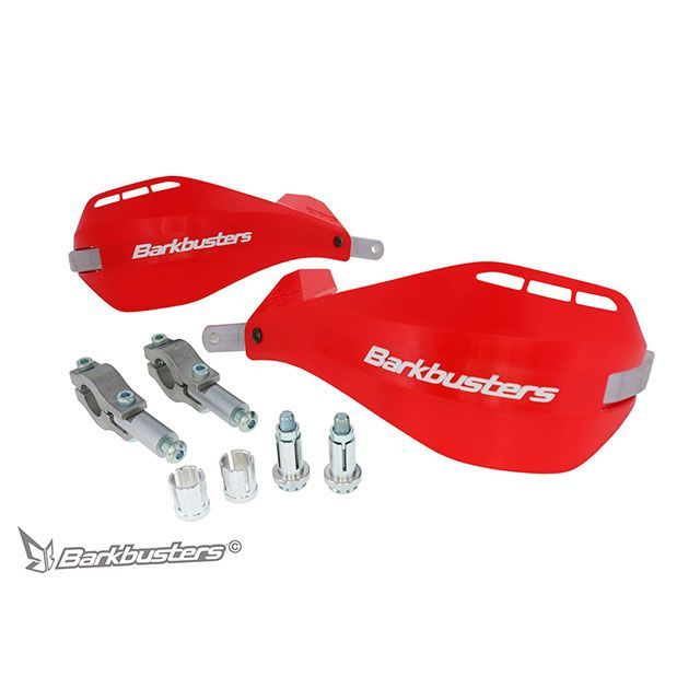Barkbusters EGO ミニハンドガード Two Point Mount（Straight 22mm）レッド EGO-204-00-RD バークバス..