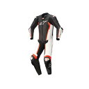 Alpinestars MISSILE v2 LEATHER SUIT(1231 BLACK WHITE RED FLUO) サイズ 46 3150122 アルパインスターズ レーシングスーツ バイク