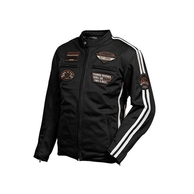 DEGNER 2024春夏モデル 24SJ-1 メッシュジャケット（ブラック） サイズ M 24SJ-1 メーカー在庫あり デグナー ジャケット(2)