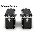 Wunderlich サイドケース「EXTREME slimLine」左右セット(ブラック) W13600-202 ワンダーリッヒ ツーリング用バッグ バイク ...