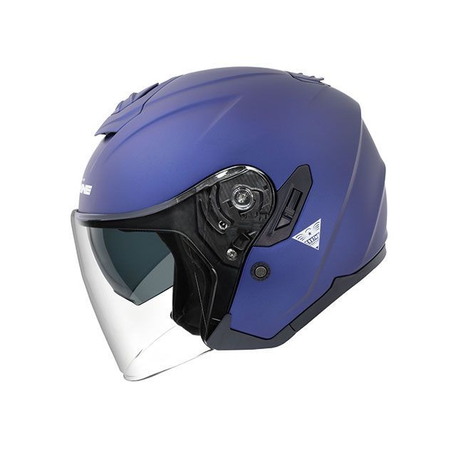 KOMINE HK-172 FL コンポジット FRP ジェットヘルメット（マットメタルブルー） サイズ XL ・01-172 コ..