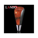 LANBO オリジナルシフトノブ Fタイプ 200ハイエース(茶木目) F-SKT22 LANBO 内装パーツ・用品 車 自動車