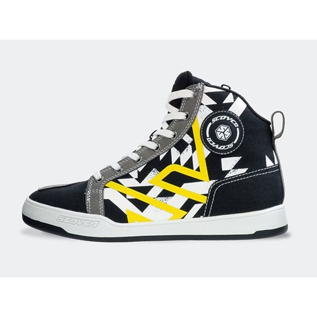 【正規品】SCOYCO XJX-MT068 Rシューズ（ブラック/ホワイト） サイズ 39 XJX-MT068-BK/WH-39 メーカー在庫あり スコイコ カジュアルシューズ バイク