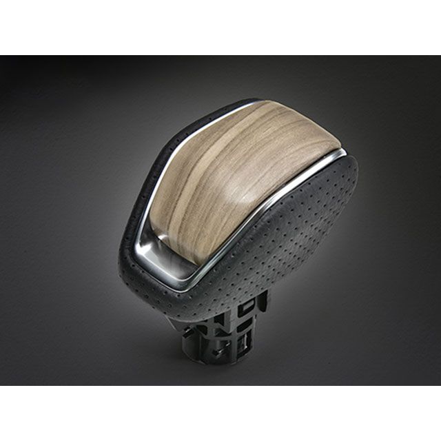 LANBO ロックボタン式 シフトノブ ハリアー80系/RAV4 MXAA52/54（ホワイトウッド） SK30-2 LANBO 内装..