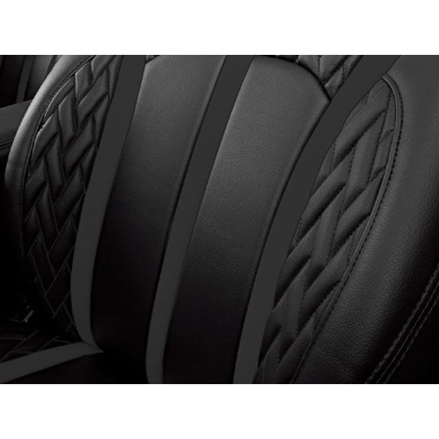 LANBO レザーシートカバー Type LUXE プリウス ZVW50（ブラック×ブラック） LANBO-LUXE-1552-BK LANBO 内装パーツ・用品