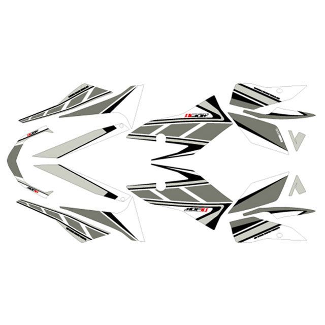 【メーカー直送】MDF XMAX（2023-2024） グラフィックキット ストロボモデル（グレー） タイプ コンプリートセット M23XMAX-D-GY-ALL エムディーエフ ドレスアップ・カバー バイク XMAX
