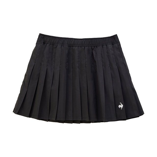 le coq sportif プリーツゲームスコート(ブラック) サイズ O QTWXJE01 メーカー在庫あり ルコック アウトドア用ウェア キャンプ