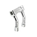 Biltwell 6in マードックプルバックライザー O/S(クローム) ・031539 ビルトウェル ハンドルポスト関連パーツ バイク ライザーボルトのサイ...