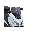 ERMAX バーグマン400 2017-2023 スポーツスクリーン 44cm カラー ライトブラック ・0304Y83-03 アルマックス スクリーン関連パーツ バイク Burgman400(2)