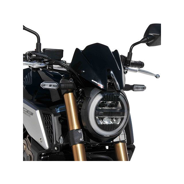 ERMAX CB650R 2021-2023 ハイパースポーツスクリーン 23cm カラー ダークブ