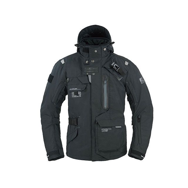 Rough&Road ウォーターシールドコマンドジャケット（ブラック） サイズ BM RR7252BKB2 ラフ＆ロード ジャケット バイク(2)