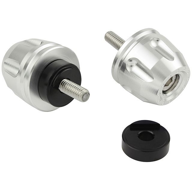 POSH Faith リボルバーエンド ヤマハ純正ハンドルM6タイプ（シルバー） ・032199-03 メーカー在庫あり ポッシュフェイス ハンドル関連パーツ バイク