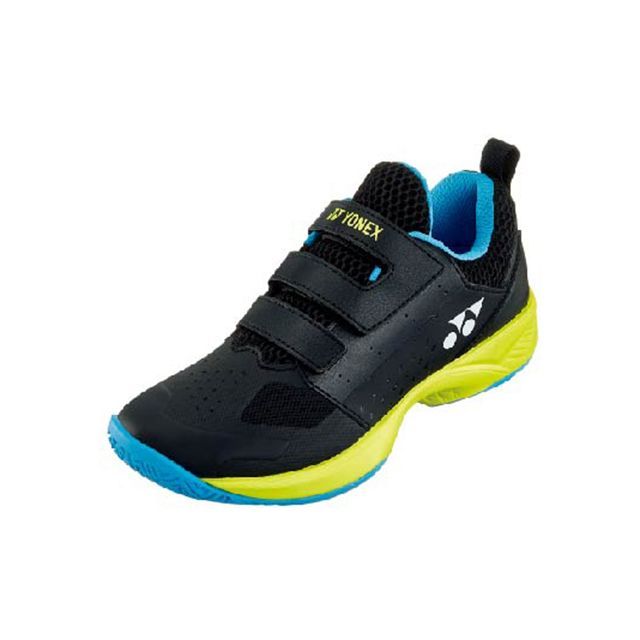YONEX SHTJR2GC パワークッションジュニアGC（ブラック/ライム） サイズ 22cm SHTJR2GC メーカー在庫あり ヨネックス シューズ類 キャンプのサムネイル