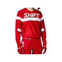 SHIFT ホワイトレーベル ジャージホート(レッド) サイズ M C5976 メーカー在庫あり シフト モトクロス用品 バイク