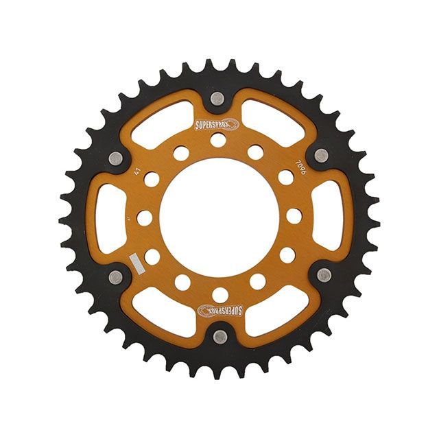 Supersprox リア スプロケット（ステルス）7096-41T（ゴールド） RST-7096:41-GLD メーカー在庫あり スーパースプロックス スプロケット関連パーツ バイク 社外ホイール対応：JB-MAGTAN、GALESPEED、LAVO…