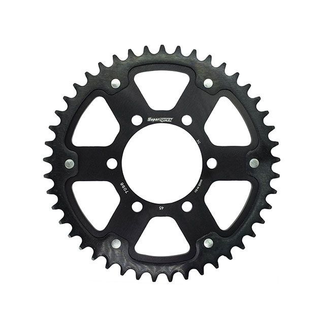 Supersprox リア スプロケット（ステルス）7096-45T（ブラック） RST-7096:45-BLK メーカー在庫あり ス..