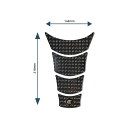 R&G Eazi-Grip タンクパッド「EVO」Design A(ブラック) RG-EVOCENTREPADABL アールアンドジー タンク関連パーツ バイク 汎用