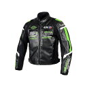 elf riding wear 2024-2025秋冬モデル EJ-W120 エヴォルツィオーネPUレザージャケット(グリーン) サイズ LL EJ-W120/GRN/LL メーカー在庫あり エルフ ライディングウェア ジャケット バイク