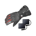 KOMINE 2024-2025秋冬モデル GK-8045 エレクトリックヒートグローブ-カシウス セット(ブラック/レッド) サイズ S ・06-8045 コミネ 電熱ウェア・防寒用品 バイク(2)