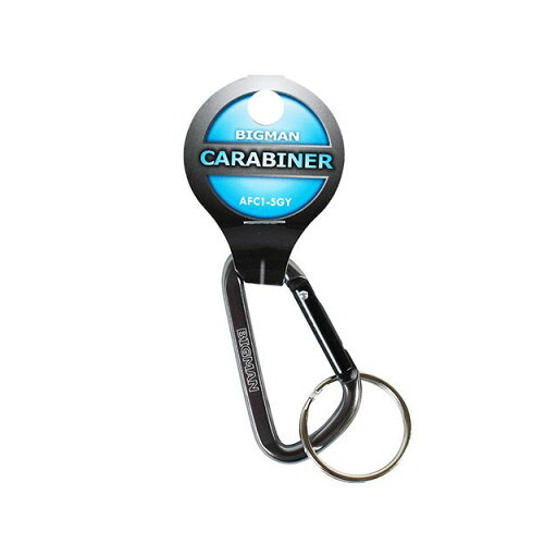 BIGMAN CARABINER AFC1-5GY(グレー) AFC1-5GY BIGMAN 野外アイテム キャンプ BIGMAN CARABINER AFC1-5GY(グレー) AFC1-5GY BIGMAN 野外アイテム キャンプ
