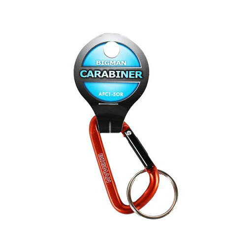 BIGMAN CARABINER AFC1-5OR(オレンジ) AFC1-5OR BIGMAN 野外アイテム キャンプ BIGMAN CARABINER AFC1-5OR(オレンジ) AFC1-5OR BIGMAN 野外アイテム キャンプ