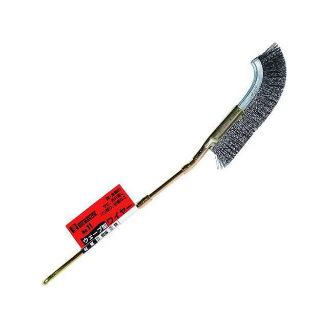 BIGMAN チャンネルブラシ ウェーブ型 ワイヤー ＃11 48910 BIGMAN 作業場工具