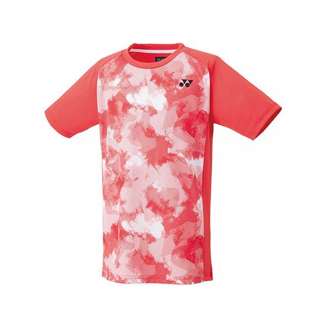 ●メーカー名：ヨネックス / YONEX●商品名：ジュニアゲームシャツ（パールレッド）●サイズ J140・サイズ：J120はこちら・サイズ：J130はこちら●メーカー品番：10575J●JANコード：4550468816171商品の保証は、メーカー保証書の内容に準じます。●カラーパールレッド●サイズ規格J120・J130・J140●仕様日本バドミントン協会審査合格品素材：ポリエステル100％UVカット、ストレッチ、ベリークールドライ、吸汗速乾、制電●原産国ベトナム●備考【ベリークールドライ】涼感＋DRYで、もっと快適に 「ベリークール」がさらに進化し、汗を素早く吸収・拡散させて衣服内をドライに保ちます。【UVカット】太陽光を効果的に遮断し、肌に有害な紫線をカットします。【ストレッチ】動きを妨げないから集中できる【吸汗速乾】まとわりつく不快な汗も素早く吸収して乾かし、衣服内はドライで快適な状態がキープされます。【制電】縫製に制電糸を使用。着脱の際の嫌な静電気を抑えます。●ご注意※商品タグにはJASPO規格（ヌードサイズ表示）を、ヨネックス社オンラインショップの商品ページには商品ごとの規格寸法を記載しております。●写真注意※モデル撮影写真はスタジオ撮影の為、色味が異なる場合がございます。※画像はイメージです。