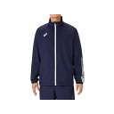 ASICS 2031E745 裏トリコットウインドブレーカージャケット(ミッドナイト×ブリリアントホワイト) サイズ XL 2031E745 メーカー在庫あり アシックス アウトドア用ウェア キャンプ(4)