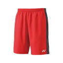 YONEX ユニハーフパンツ(サンセットレッド) サイズ S 15187 メーカー在庫あり ヨネックス アウトドア用ウェア キャンプ